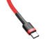 Baseus Kabel Cafule 2x USB-C QC 3A 1m PD rot