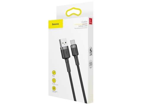 Baseus Kabel Cafule USB-C Typ C 2A 3m Grau