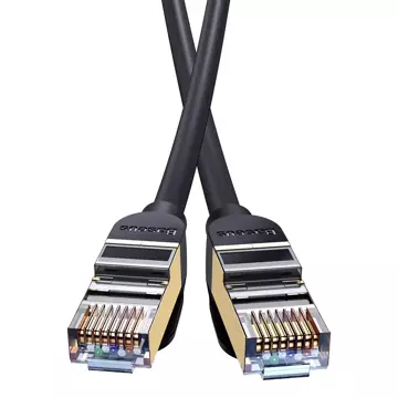 Baseus Speed ​​Seven Netzwerkkabel RJ45 10Gbps 0,5m schwarz (WKJS010001)