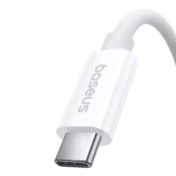 Baseus Superior 2 240W USB-C-zu-USB-C-Kabel. 1,8 m Weiß