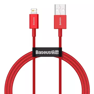 Baseus Superior USB-Kabel - Lightning 2,4 A 1 m rot (CALYS-A09)