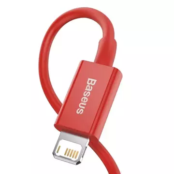 Baseus Superior USB-Kabel - Lightning 2,4 A 1 m rot (CALYS-A09)