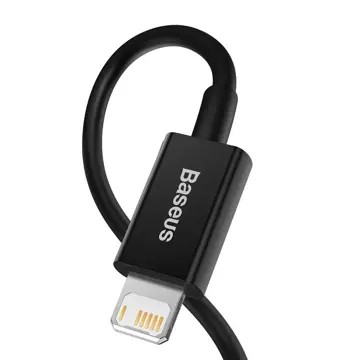 Baseus Superior USB-Kabel - Lightning 2,4 A 1 m schwarz (CALYS-A01)