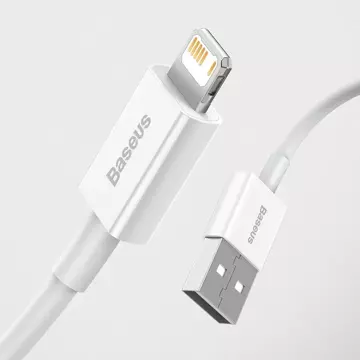 Baseus Superior USB - Lightning 2.4A 2 m Kabel Weiß (CALYS-C02)