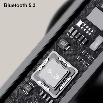 Bluetooth 5.3-Kopfhörer USAMS TWS US Series Dual Mic Wireless weiß/weiß BHUUS02