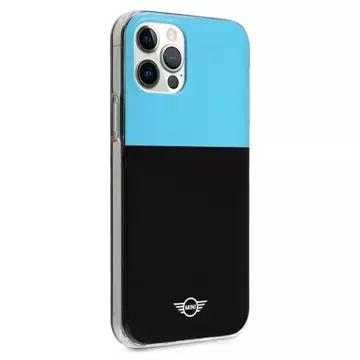 Color Block Hardcase-Handyhülle für iPhone 12/12 Pro blau/blau