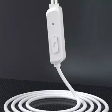 Dudao kabelgebundene Kopfhörer USB Typ C 1,2 m weiß (X3B-W)