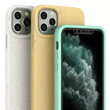 Eco Case Hülle für iPhone 11 Pro Silikonhülle Handyhülle Gelb