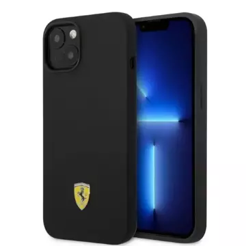 Eti na telefon Ferrari FEHMSIP14SBK für Apple iPhone 14 6,1" czarny/black hardcase Silicone Metal Logo Magsafe