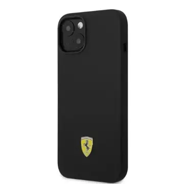 Eti na telefon Ferrari FEHMSIP14SBK für Apple iPhone 14 6,1" czarny/black hardcase Silicone Metal Logo Magsafe