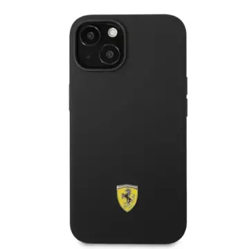 Eti na telefon Ferrari FEHMSIP14SBK für Apple iPhone 14 6,1" czarny/black hardcase Silicone Metal Logo Magsafe