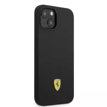 Eti na telefon Ferrari FEHMSIP14SBK für Apple iPhone 14 6,1" czarny/black hardcase Silicone Metal Logo Magsafe