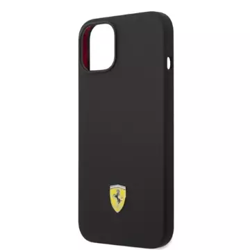 Eti na telefon Ferrari FEHMSIP14SBK für Apple iPhone 14 6,1" czarny/black hardcase Silicone Metal Logo Magsafe