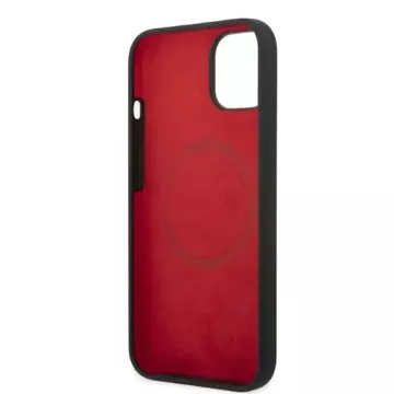 Eti na telefon Ferrari FEHMSIP14SBK für Apple iPhone 14 6,1" czarny/black hardcase Silicone Metal Logo Magsafe