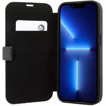 Etui BMW BMBKP14X22RDPK für Apple iPhone 14 Pro Max 6,7" Bücherregal Leder Strukturiert