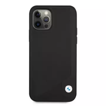 Etui BMW BMHCP12MRCDPK für Apple iPhone 12/ 12 Pro 6,1" Hardcase Leather Deboss