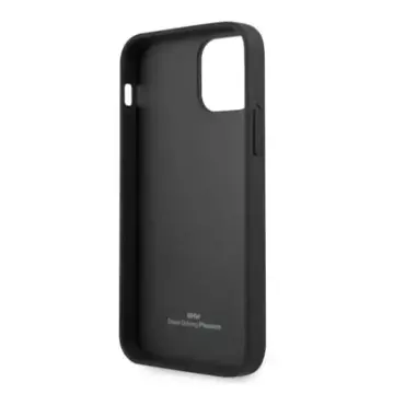 Etui BMW BMHCP12MRSCSK für Apple iPhone 12/12 Pro 6,1" Hardcase Leder perforierte Seiten