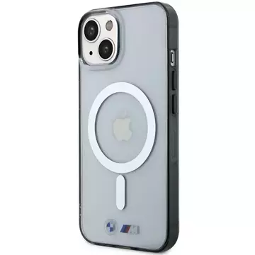 Etui BMW BMHMP14MHCRS für iPhone 14 Plus 6,7" Hardcase Silver Ring MagSafe