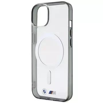 Etui BMW BMHMP14MHCRS für iPhone 14 Plus 6,7" Hardcase Silver Ring MagSafe