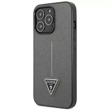 Etui Guess GUHCP13LPSATLG für iPhone 13 Pro / 13 6,1 Hardcase SaffianoTriangle Logo