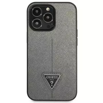 Etui Guess GUHCP13LPSATLG für iPhone 13 Pro / 13 6,1 Hardcase SaffianoTriangle Logo