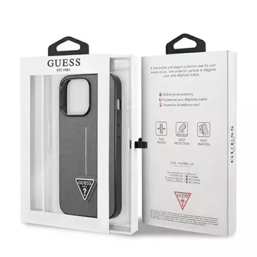 Etui Guess GUHCP13LPSATLG für iPhone 13 Pro / 13 6,1 Hardcase SaffianoTriangle Logo