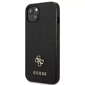 Etui Guess GUHCP13SPS4MK für Apple iPhone 13 Mini 5,4" Czarny/Black Hardcase Saffiano 4G Small Metal Logo