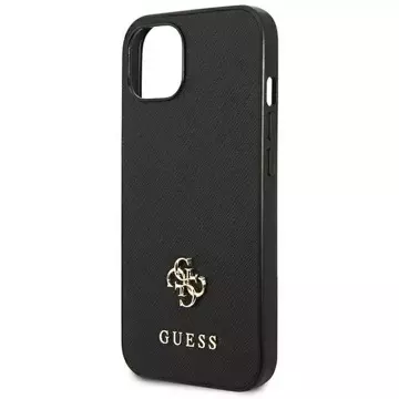 Etui Guess GUHCP13SPS4MK für Apple iPhone 13 Mini 5,4" Czarny/Black Hardcase Saffiano 4G Small Metal Logo