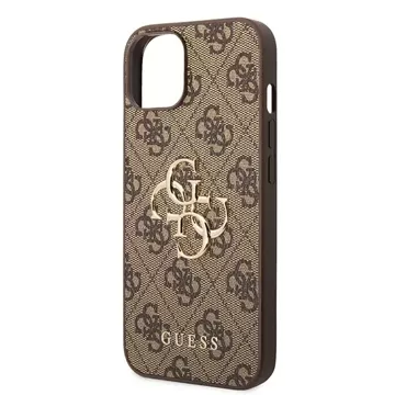 Etui Guess GUHCP15M4GMGBR für iPhone 15 Plus 6,7" Hardcase 4G Big Metal Logo braun/braun