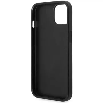 Etui Guess GUHCP15S4GMGGR für iPhone 15 6,1" schwarz/grau Hardcase 4G Big Metal Logo