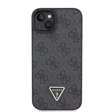 Etui Guess GUHCP15SP4TDPK für iPhone 15 6,1" czarny/schwarz Hardcase Leder 4G Diamond Triangle