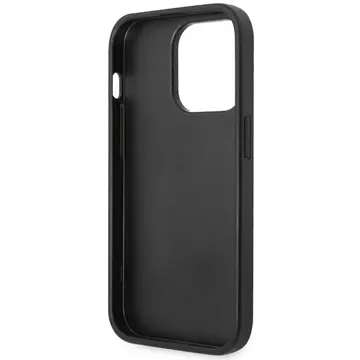 Etui Guess GUHCP15X4GMGGR für iPhone 15 Pro Max 6,7" schwarz/grau Hardcase 4G Big Metal Logo