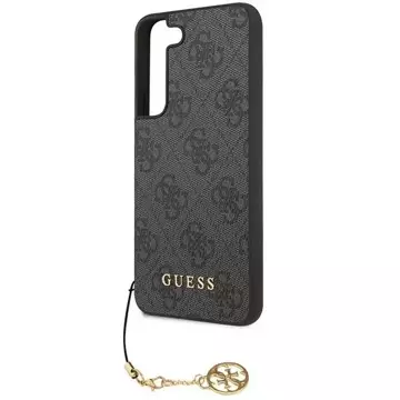 Etui Guess GUHCS23SGF4GGR für Samsung Galaxy S23 S911 szary/grey Hardcase 4G Charms Collection