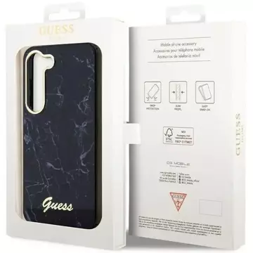 Etui Guess GUHCS23SPCUMAK für Samsung Galaxy S23 S911 Czarny/Black Hardcase Marble