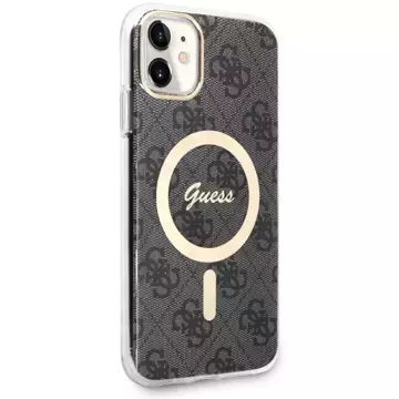 Etui Guess GUHMN61H4STK für iPhone 11 6,1" Hardcase 4G MagSafe