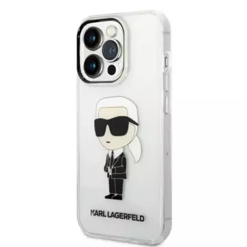 Etui Karl Lagerfeld KLHCP14XHNIKTCT für iPhone 14 Pro Max 6,7" Hardcase Ikonik Karl Lagerfeld transparent