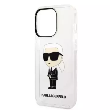 Etui Karl Lagerfeld KLHCP14XHNIKTCT für iPhone 14 Pro Max 6,7" Hardcase Ikonik Karl Lagerfeld transparent