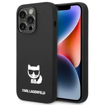 Etui Karl Lagerfeld KLHCP14XSLCTBK für iPhone 14 Pro Max 6,7" Hardcase Silikon Choupette Body czarny/black