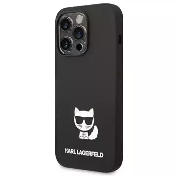 Etui Karl Lagerfeld KLHCP14XSLCTBK für iPhone 14 Pro Max 6,7" Hardcase Silikon Choupette Body czarny/black