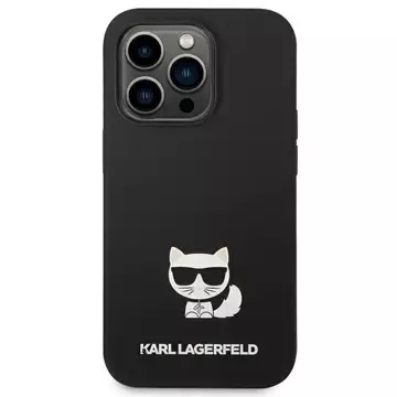 Etui Karl Lagerfeld KLHCP14XSLCTBK für iPhone 14 Pro Max 6,7" Hardcase Silikon Choupette Body czarny/black