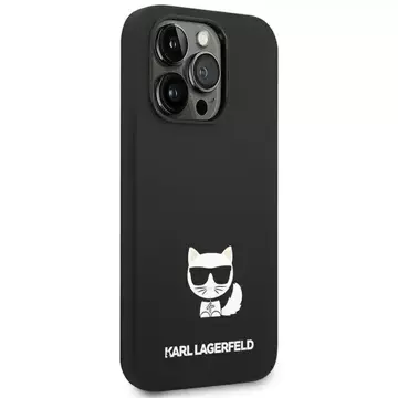 Etui Karl Lagerfeld KLHCP14XSLCTBK für iPhone 14 Pro Max 6,7" Hardcase Silikon Choupette Body czarny/black