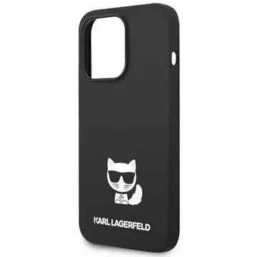 Etui Karl Lagerfeld KLHCP14XSLCTBK für iPhone 14 Pro Max 6,7" Hardcase Silikon Choupette Body czarny/black