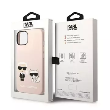 Etui Karl Lagerfeld KLHMP14MSSKCI für iPhone 14 Plus 6,7" Hardcase Silikon Karl