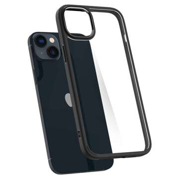 Etui Obudowa Hülle Spigen Ultra Hybrid für Apple iPhone 14 Plus Mattschwarz