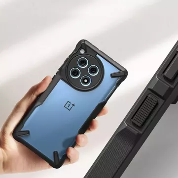 Etui Ringke Fusion X für OnePlus 12R Schwarz