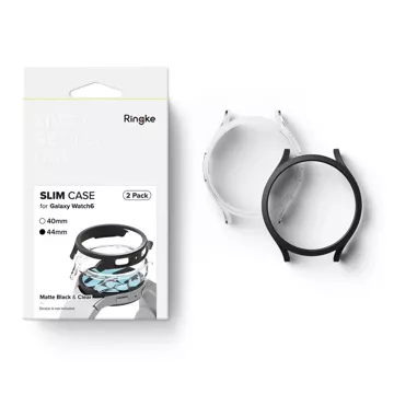 Etui Ringke Slim 2er-Pack für Samsung Galaxy Watch 6 (44 mm) Clear