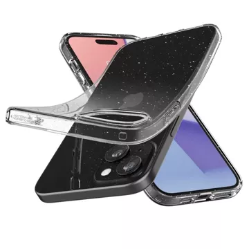 Etui Spigen Liquid Crystal für iPhone 15 Glitzerkristall