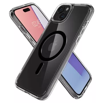 Etui Spigen Ultra Hybrid Mag für MagSafe für iPhone 15 schwarz