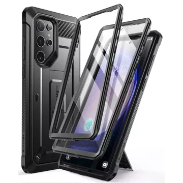 Etui Supcase Unicorn Beetle Pro 2-Set für Samsung Galaxy S24 Ultra Schwarz