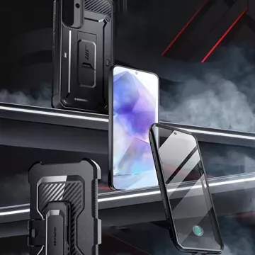 Etui Supcase Unicorn Beetle Pro für Samsung Galaxy A55 5G Schwarz